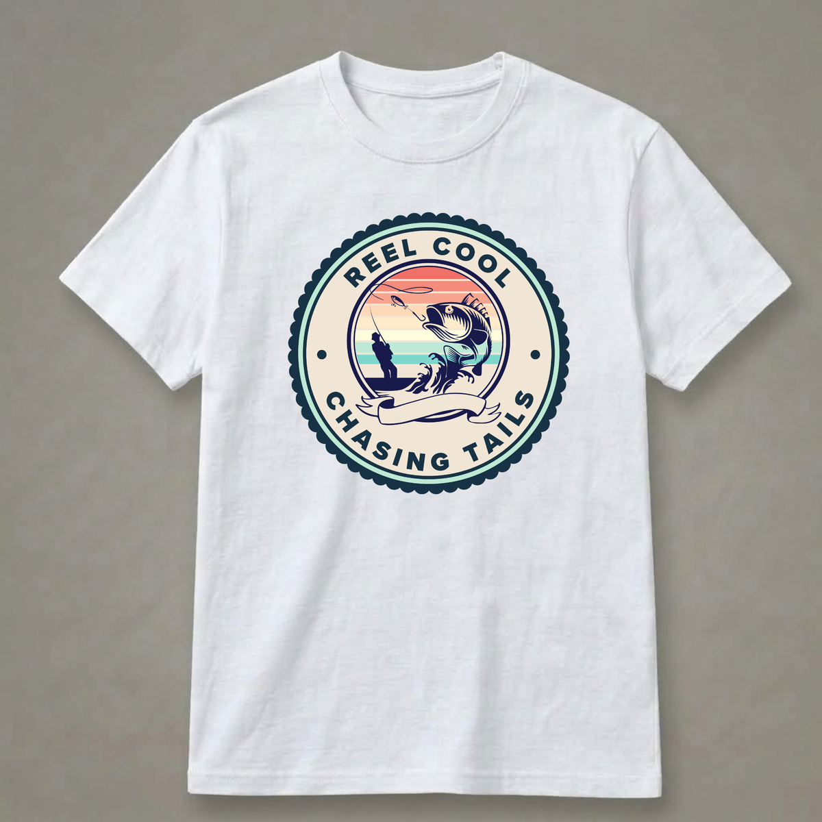 Reel Cool, Chasing Tails T-Shirt